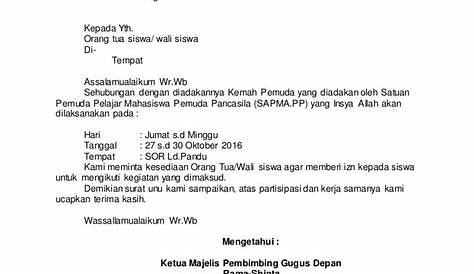 Contoh Surat Pemberitahuan Piknik | Contoh Makalah