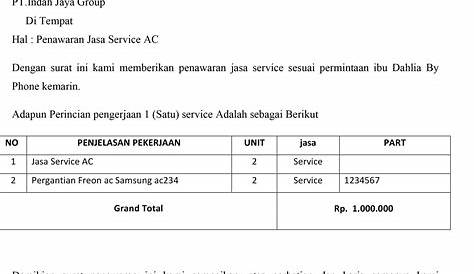 35+ Contoh Surat Penawaran Barang, Harga, Kerjasama- Contoh Surat