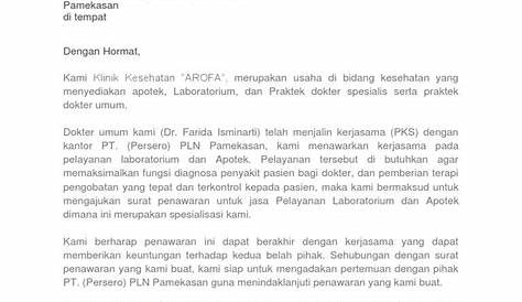 Yuk Cek 9+ Surat Penawaran Kerjasama Perusahaan Retail Terbaik