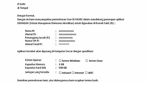 Contoh Surat Pengantar Siswa