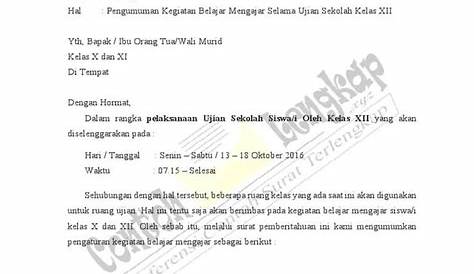 Surat Lengkap: Contoh Surat Permohonan Kerjasama Sekolah Dengan