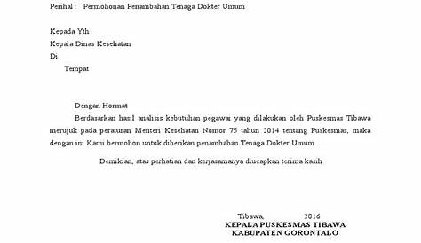 Surat Usulan Pegawai Teladan - Kabupaten Bogor