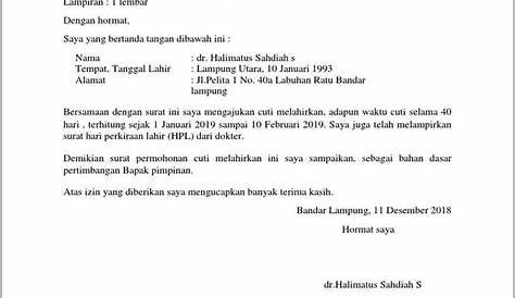 Contoh Surat Pensiun Dini - Homecare24