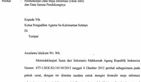 Contoh Surat Permohonan Tidak Pailit Ke Pengadilan Negeri - Kumpulan