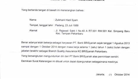 Contoh Surat Penempatan Sementara - JaniahrilloWaller