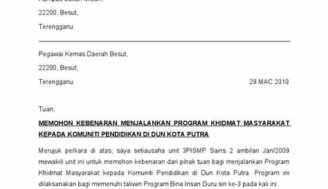 Image result for contoh surat rasmi surat kebenaran | BAKSIS