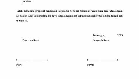 Contoh Surat Serah Terima Barang, Ketahui Cara Menulisnya dengan Benar