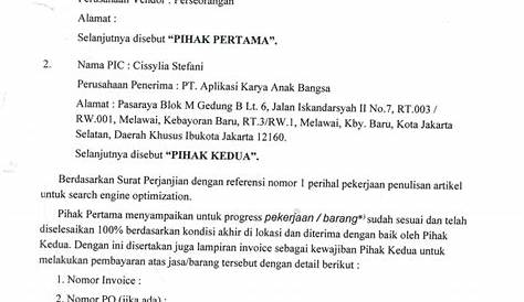 Contoh Surat Pemberitahuan Serah Terima Jabatan Pekerjaan - IMAGESEE