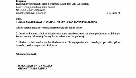 Contoh Surat Tunjuk Sebab Tidak Hadir Bertugas Tanpa Sebab - Contoh Surat