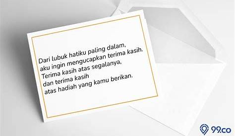 85 Contoh Ucapan Terima Kasih Atas Pemberian Hadiah Dari Atasan