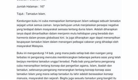 Contoh Assignment Ulasan Buku - Pernyataan di atas merupakan operasi