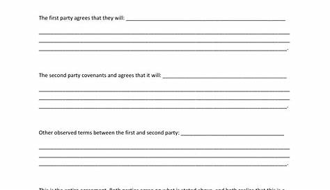 Contract Template Pdf