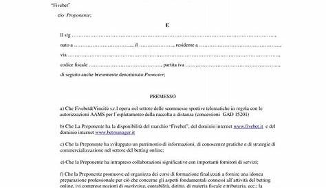 CONTRATTO DI COLLABORAZIONE PROFESSIONALE - Irevenezia.it