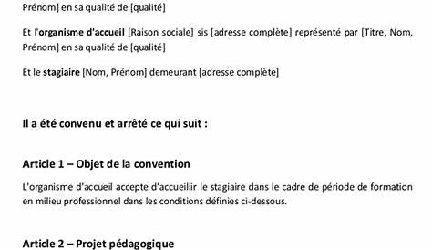 Convention de stage : un document obligatoire pour tout stage en