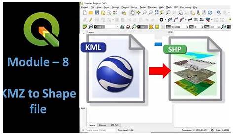 How to convert KMZ file into Shape file - Module 8 - YouTube
