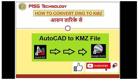 How to convert a CAD file to KML/KMZ with AutoCAD Map 3D?
