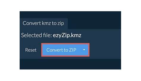 Convert KMZ To ZIP Online (No limits!) - ezyZip