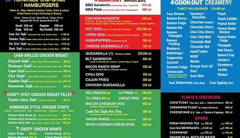 Cookout Menu Memphis Tray Price The Food S