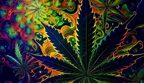Trippy Weed Wallpaper / 420 marijuana weed drugs psychedelic wallpaper