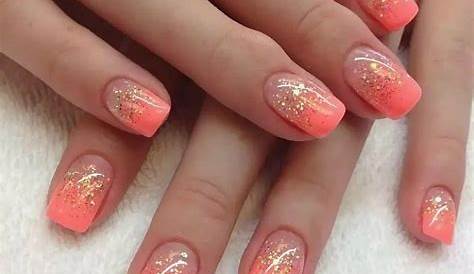 Coral Nails, Coral Dress, Whimsical Bride: Coral Whispers Unveiled