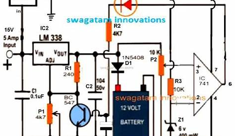 Cordless Drill Battery Charger Circuit Diagram
