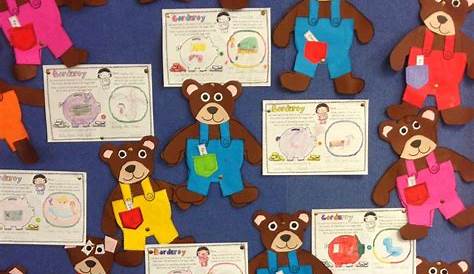 Image result for corduroy bear teaching activities | Kindergarten art