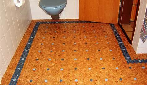 Ecofriendly Cork flooring in bathroom HomesFeed