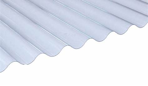 Mistral Heavy Duty Corrugated PVC Roof Sheeting (Clear) 1.1mm Thick