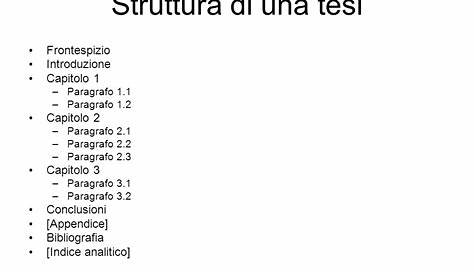 Come Si Scrive Una Tesi Di Laurea | PDF