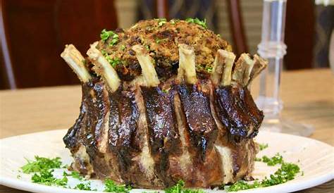 National Crown Roast of Pork Day | Crown Roast with Apple Stuffing