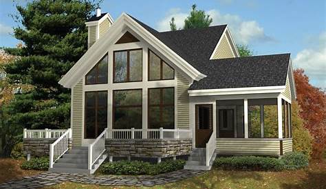 Plan 2104DR Sloping Lot Vacation Home Plan Farmhouse style house