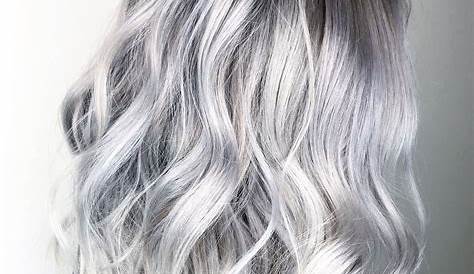 Couleur Cheveux Blond Platine Gris Balayage Tout Sur Le Balayage