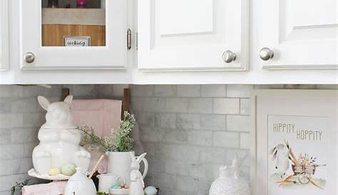 Countertop Decorating For Spring