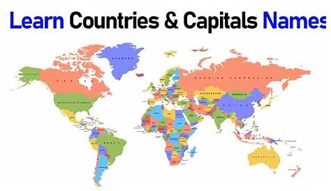 Countries And Capitals Of The World Map Quiz Flags Puzzles roid Apps