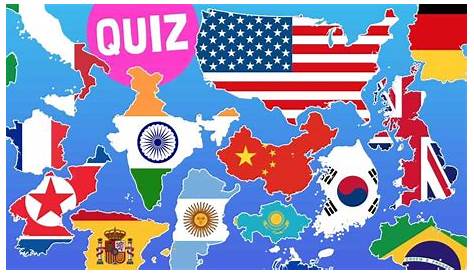 Countries Of The World Quiz Without A Map Free Sample Blank With