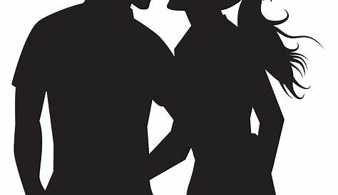 Couple clipart black and white, Couple black and white Transparent FREE