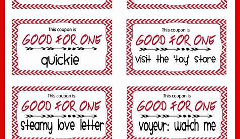 30 Fun Love Coupon Book Valentines Day Coupons Love Coupons - Etsy
