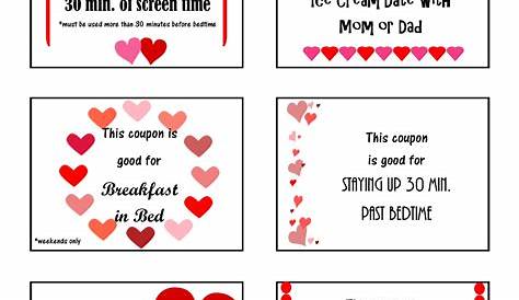 Coupons For Valentines Day Diy 15 Valentine's Gifts Love To Inspire You Feed Inspiration