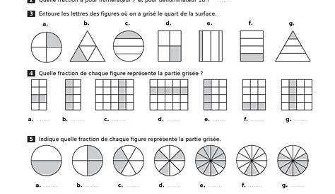 CM1: EVALUATION Les fractions Fractions Middle School, Math Centers