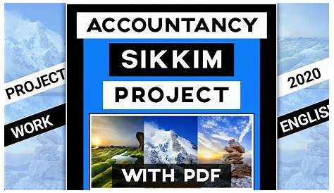 Sikkim project in English | Art integrated project on sikkim in english