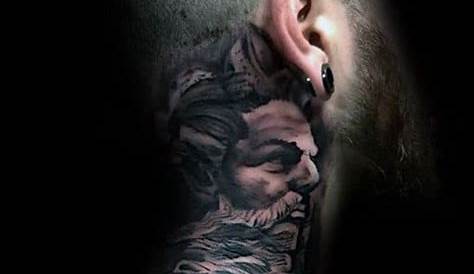 Best Neck Tattoo Ideas for Men - Positivefox.com | Neck tattoo cover up