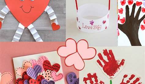 Crafts For Valentines Day Kids Valentine's Craft With Template Hands On Teaching Ideas