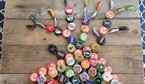 Spring Break Upcycling and Recycling Inspiration | Beer cap art, Bottle
