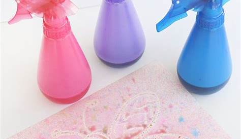 Craft Ideas for all: Easy spray painting craft for kids
