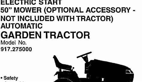 Craftsman 7.25 Lawn Mower Manual