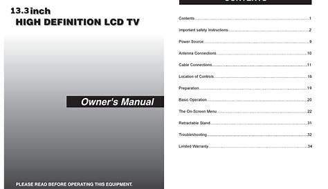 Craig Clc503 Owner's Manual