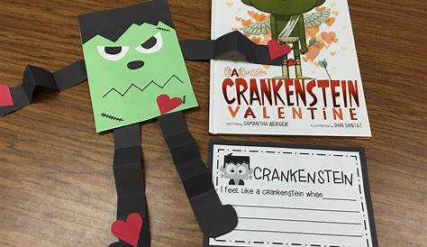 Crankenstein Valentine Craft 1st Grade Hip Hip Hooray! A And
