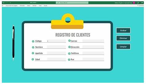 Modelo de base de datos | Excel Gratis