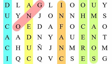 the word search game is shown in three different languages