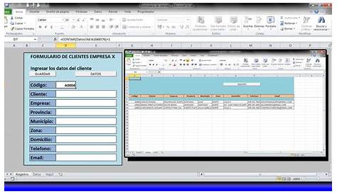 Cómo crear una base de datos con macros en Excel - Recursos Excel